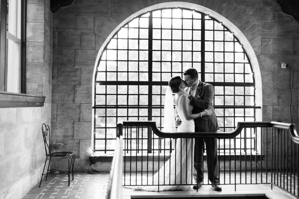 Bride and Groom at The Treasury on The Plaza