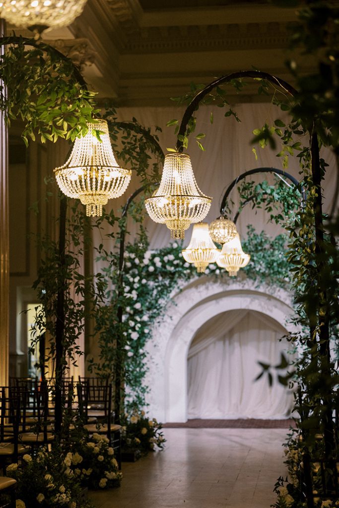 wedding ceremony at The Treasury on the Plaza