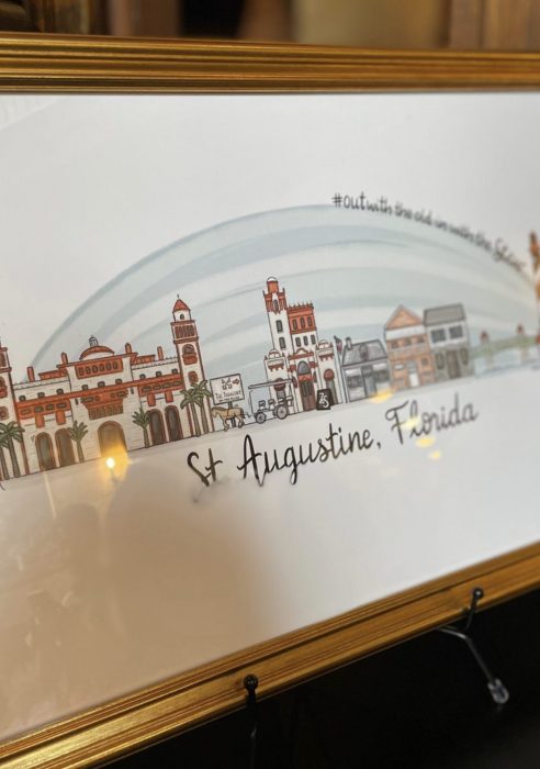 An illustration of St. Augustine
