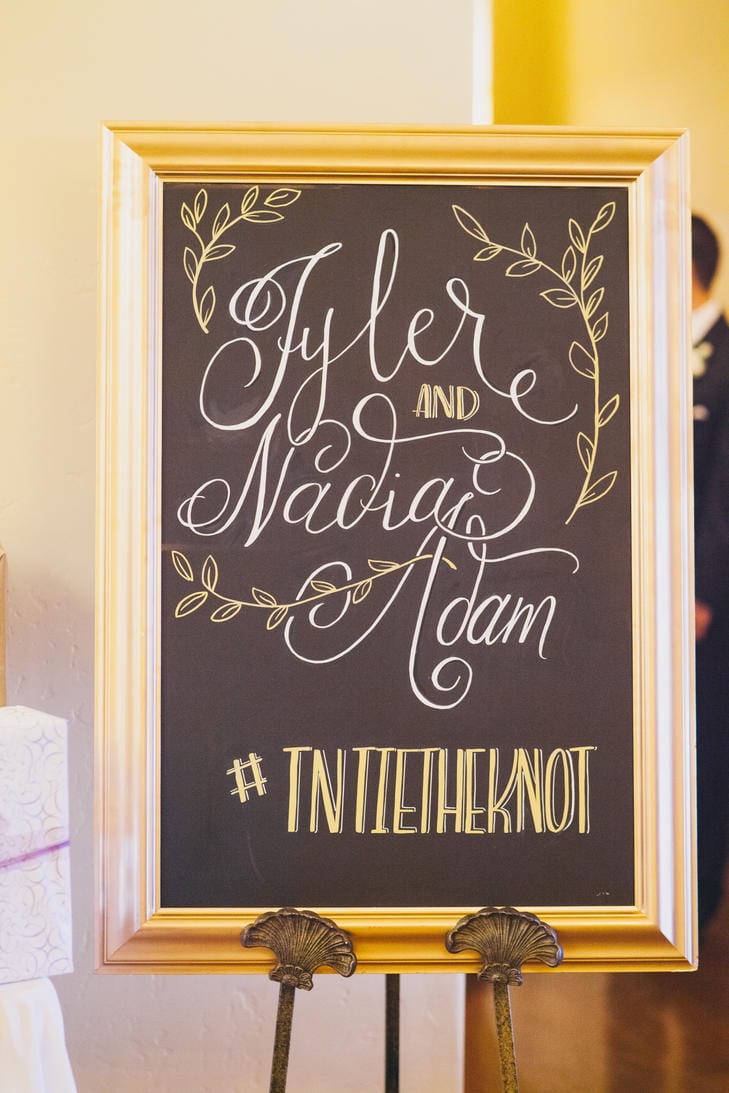 Wedding Ceremony Hashtag Sign