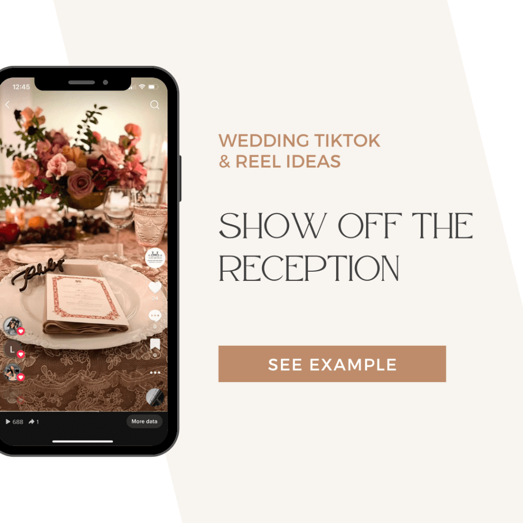 Show Off the Reception on TikTok and Reels 
