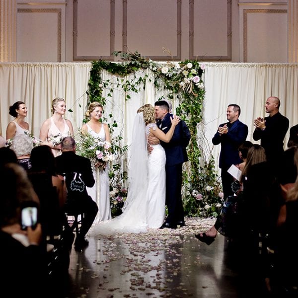 Gemma + Brett | A Romantic Modern Wedding at The Treasury on the Plaza Featured Image