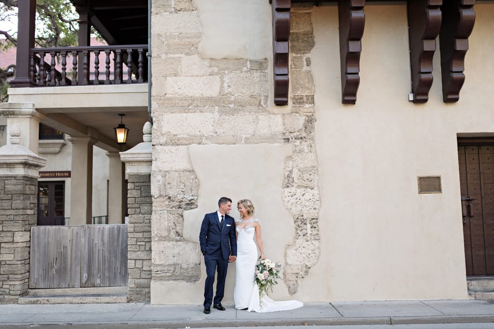 Wedding Portraits | A Romantic Modern Wedding At The Treasury on the Plaza, St. Augustine