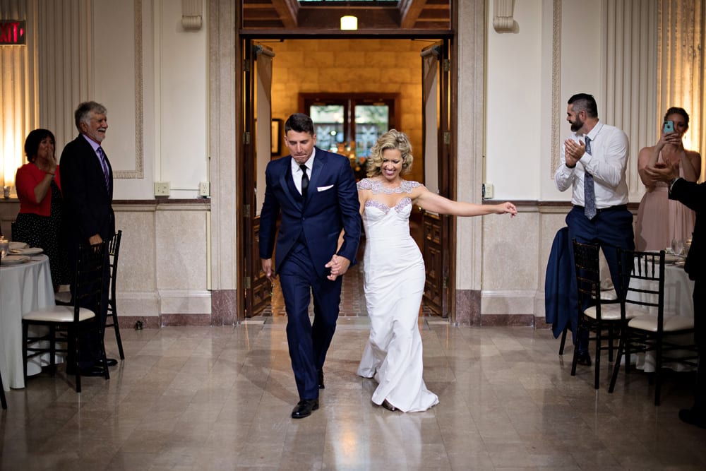 Reception Entrance | A Romantic Modern Wedding At The Treasury on the Plaza, St. Augustine