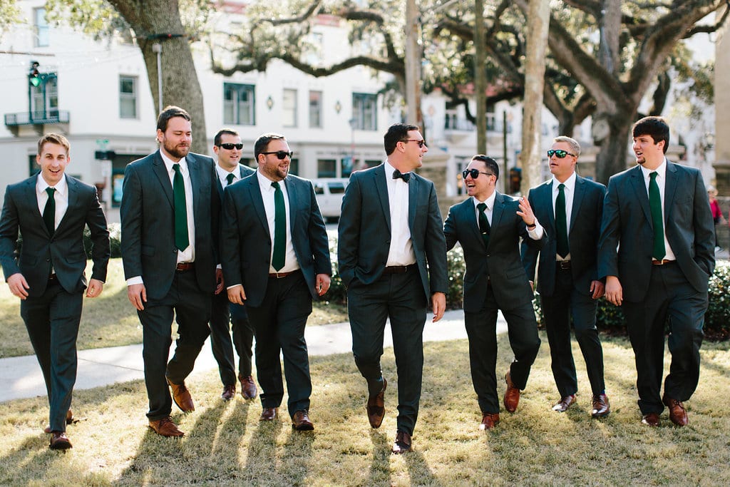 Groomsmen | Vault Wedding in St. Augustine, Florida | Treasury Blog