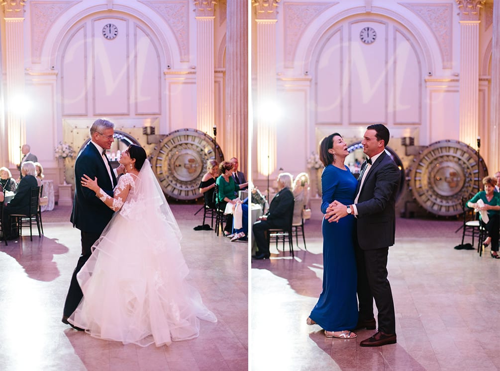 Father daughter and mother son dance | Vault Wedding in St. Augustine, Florida | Treasury Blog