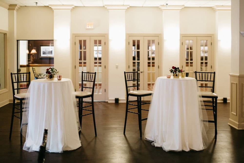 Exchange Gallery during cocktail hour | St. Augustine Wedding Venue | The Treasury on the Plaza