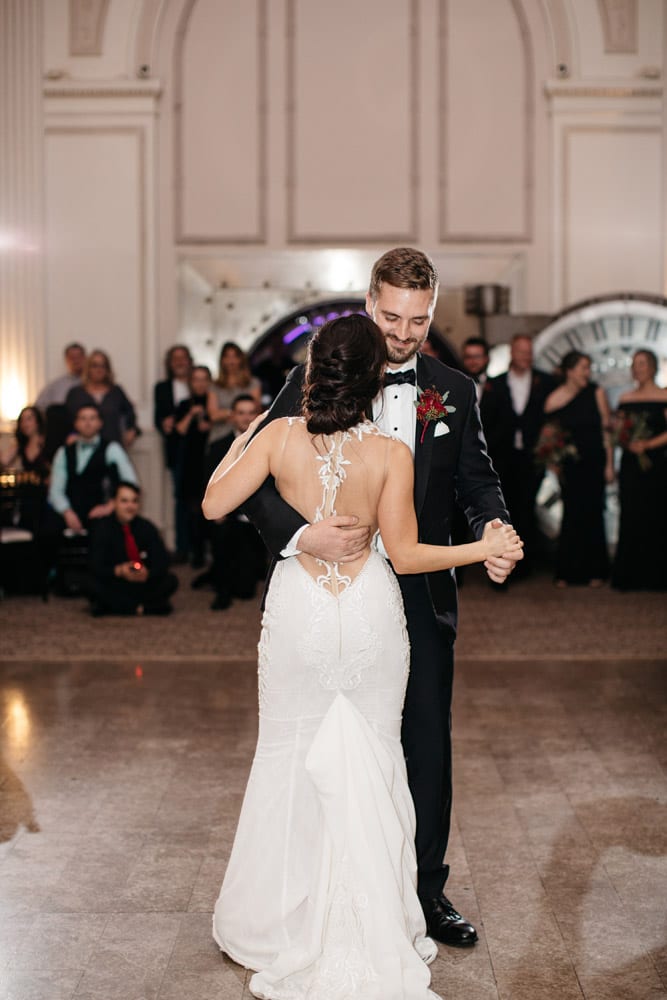 First Dance | Kirsten + JC | Treasury on the Plaza Wedding Full of Surprises for Guests | St. Augustine Wedding Venue