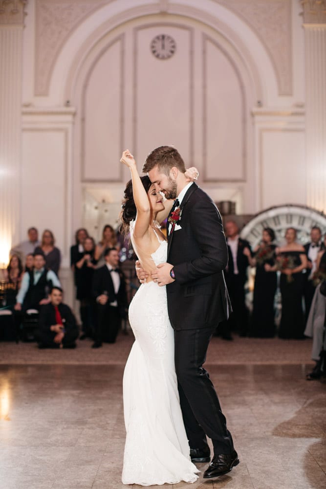 First Dance | Kirsten + JC | Treasury on the Plaza Wedding Full of Surprises for Guests | St. Augustine Wedding Venue