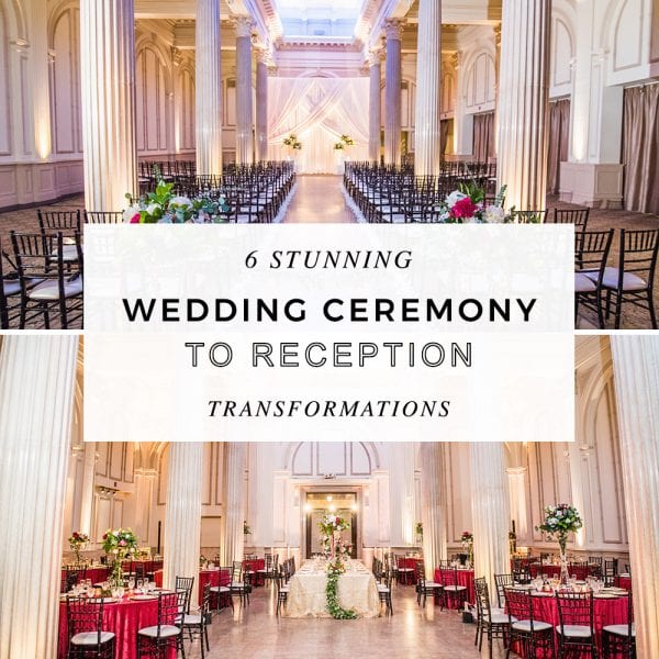 How To Have Your Wedding Ceremony and Reception In the Same Room Featured Image