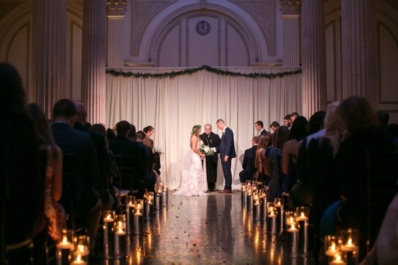 Wedding Ceremony | Kara +Kyle | A Local St. Augustine Love Story at The Treasury on the Plaza