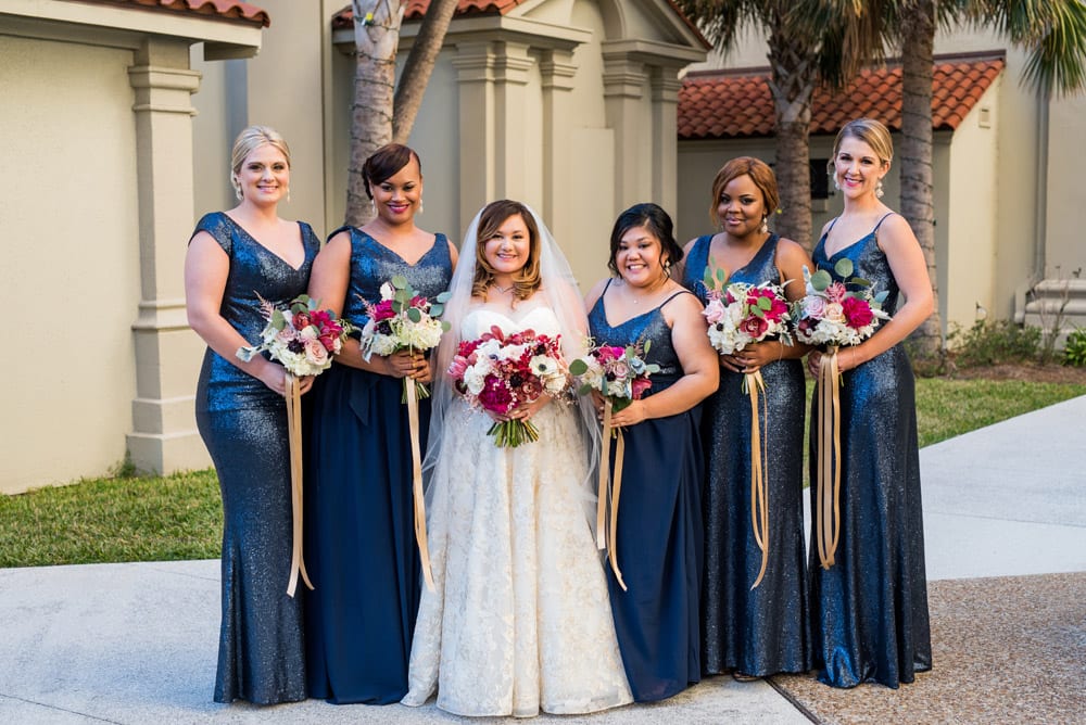 bridal party | A Memorable New Year's Eve Wedding | Merlita + Ross
