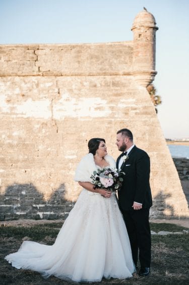 florida winter wedding | Fort in St. Augustine