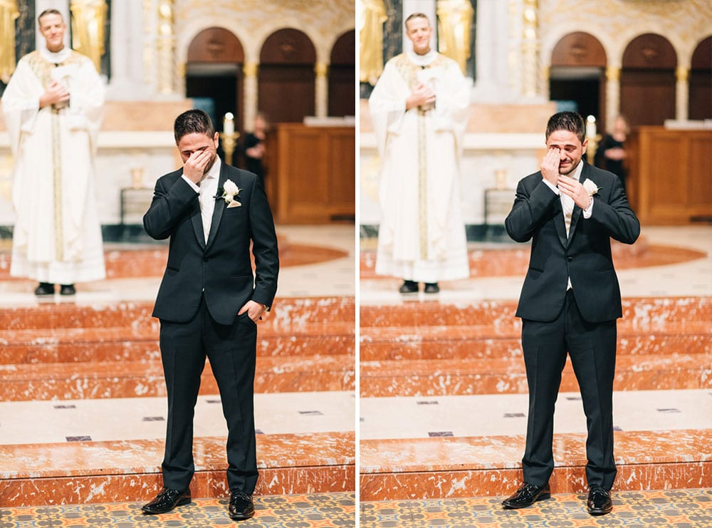 Wedding Ceremony at the Cathedral Basilica in St. Augustine | Alex + Michael | High School Sweethearts Tie the Knot at The Treasury on the Plaza 