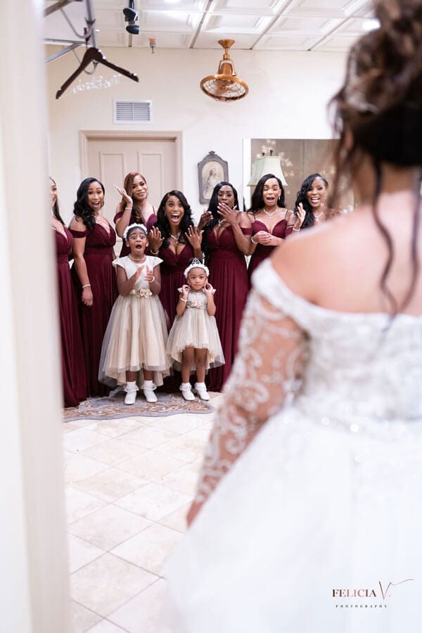 First Look Photos at Treasury on the Plaza | St Augustine Wedding Photos