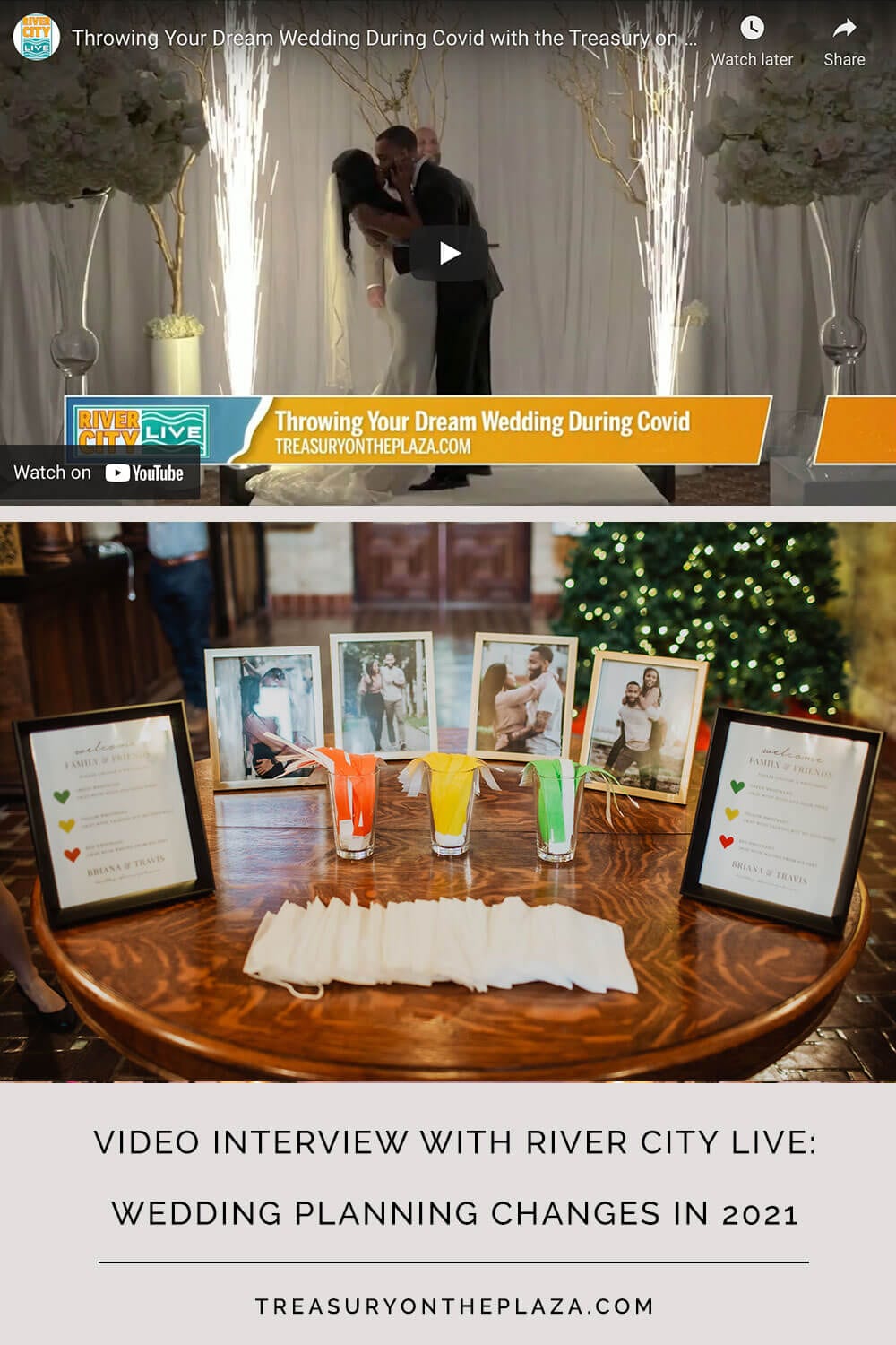 Wedding Planning Changes in 2021 | Social Distancing Wrist Bands | Wedding at The Treasury on the Plaza