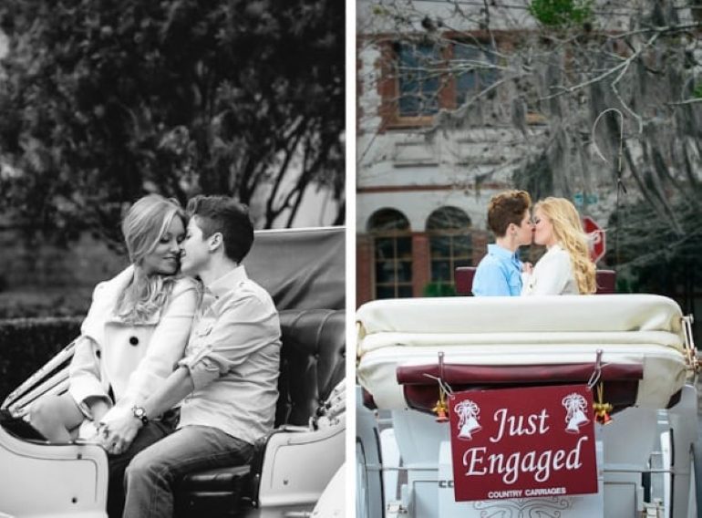 Horse-drawn carriage proposal | St. Augustine proposal ideas | Treasury on the Plaza