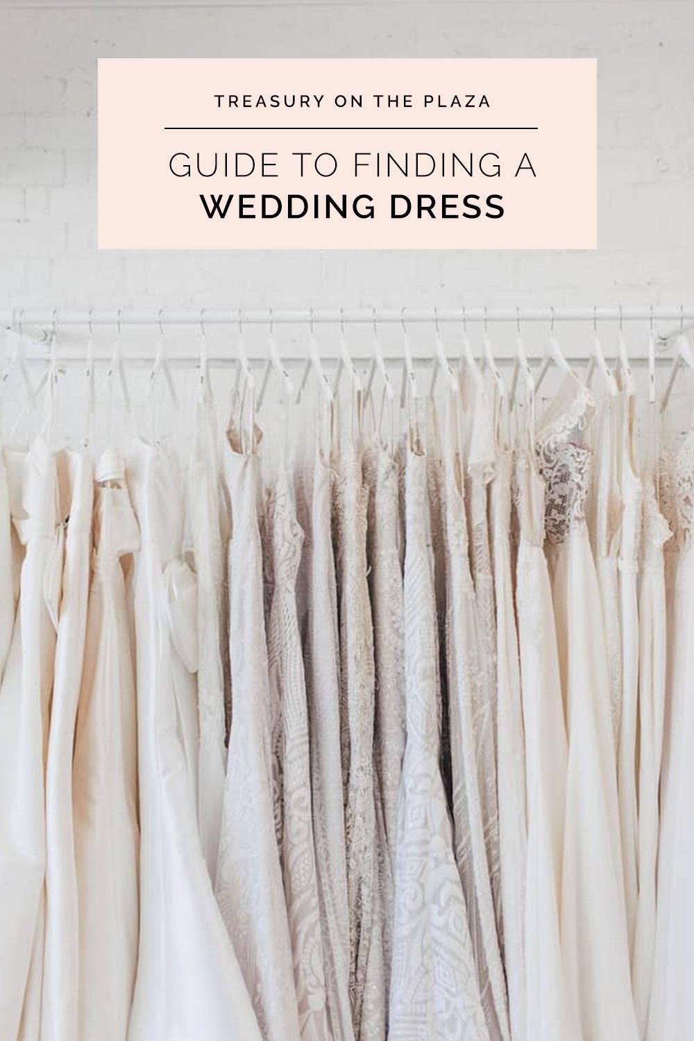 Guide to Finding a Wedding Dress Pin It Image