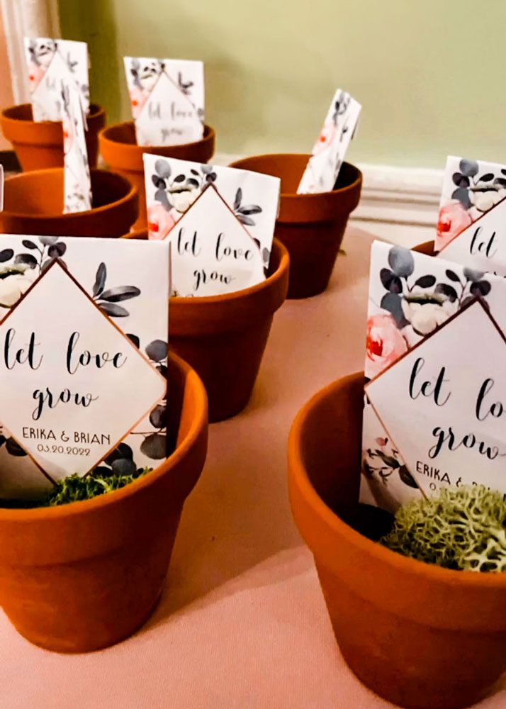 plant wedding favors