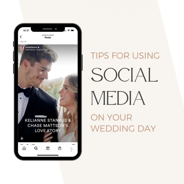 Tips For Using Social Media On Your Wedding Day Featured Image