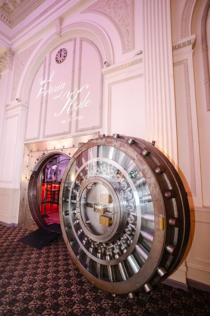 The exterior of The Vault Bar at Treasury On the Plaza