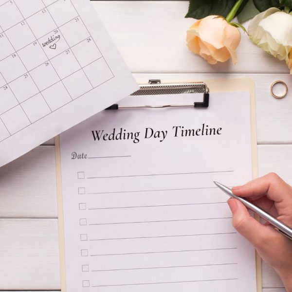 Expert Advice On Your Wedding Day Timeline Featured Image