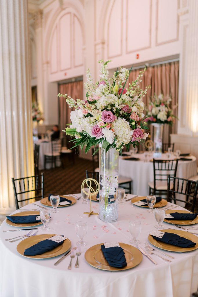 tablescape at Sarah and Kevin's reception