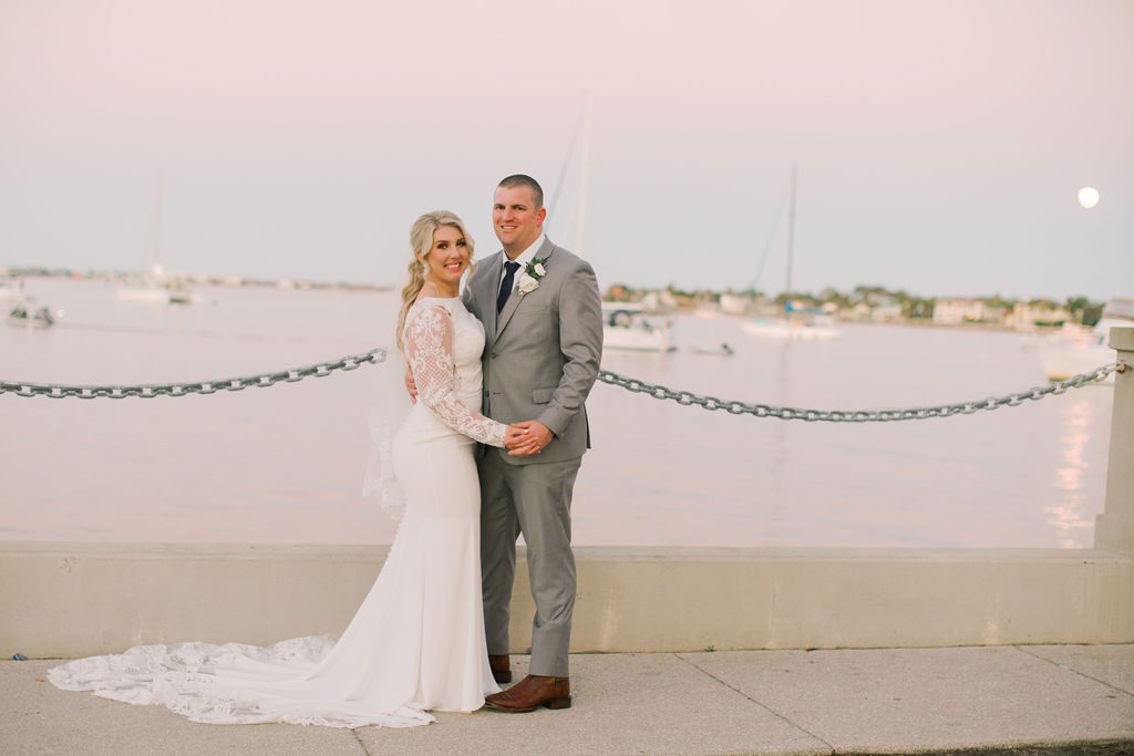 Jess and Matt at the Marina