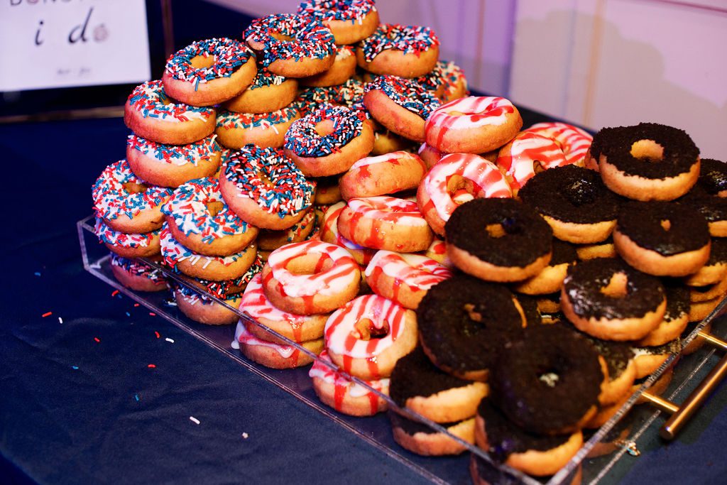 platter of donuts 