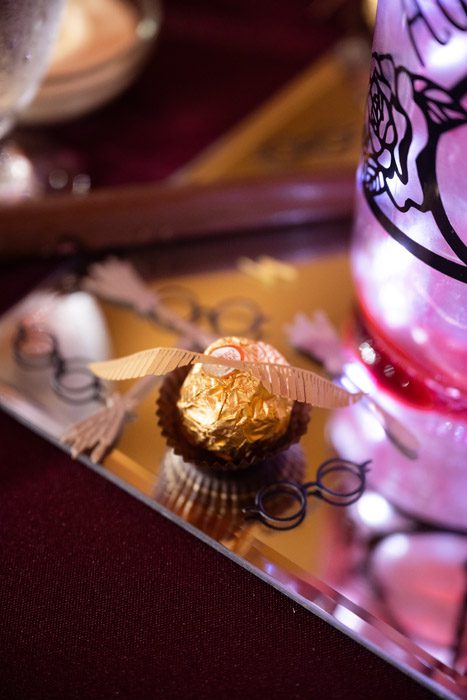 Golden snitch edible favors