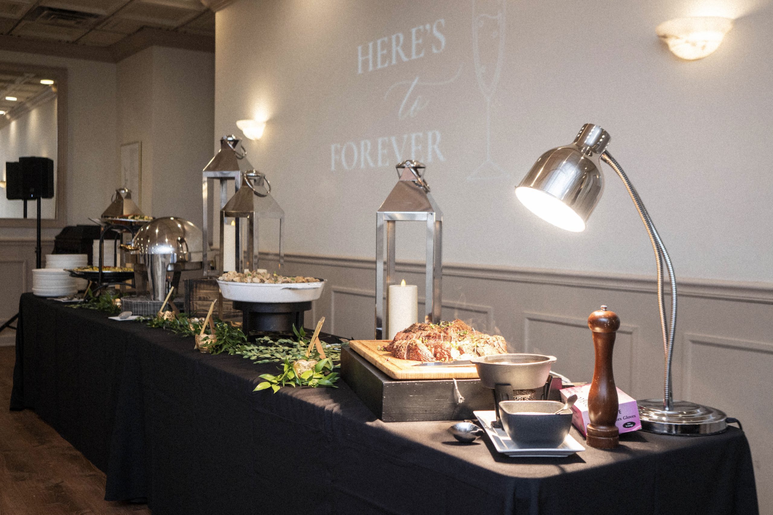 Your wedding guest count size impacts the quantity and cost of your wedding catering. | Photo: Stout Studios