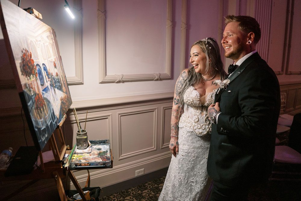 Reaction to Live Painting