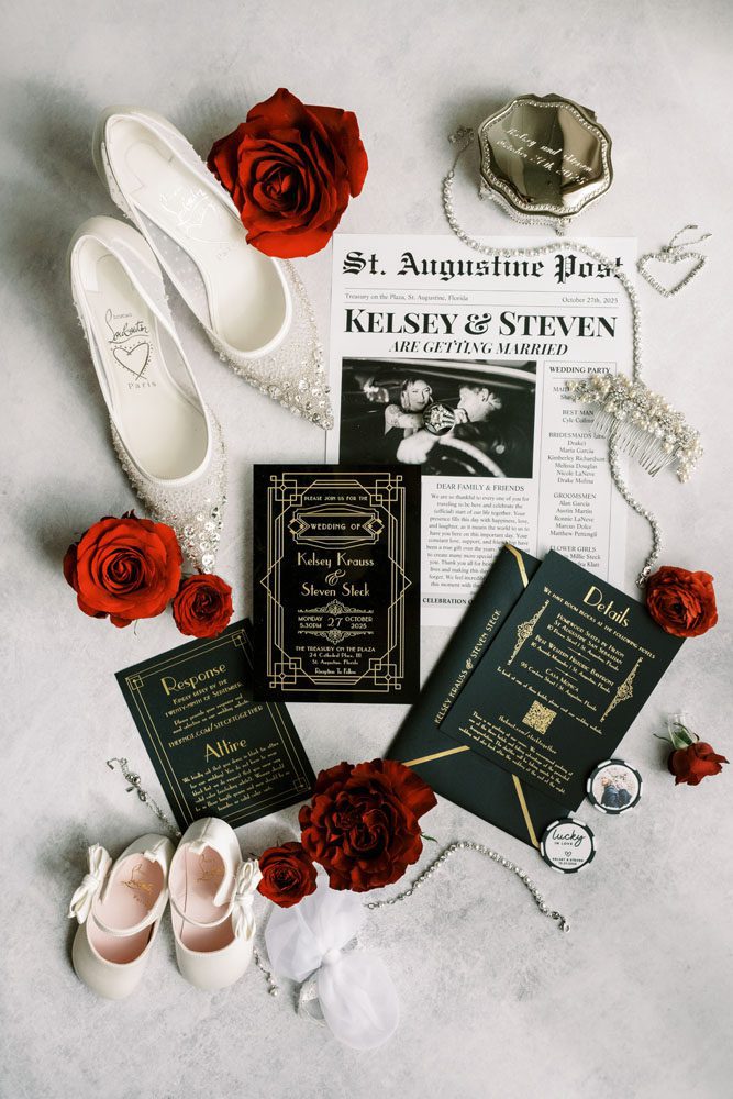 Art Deco Wedding Invitations
