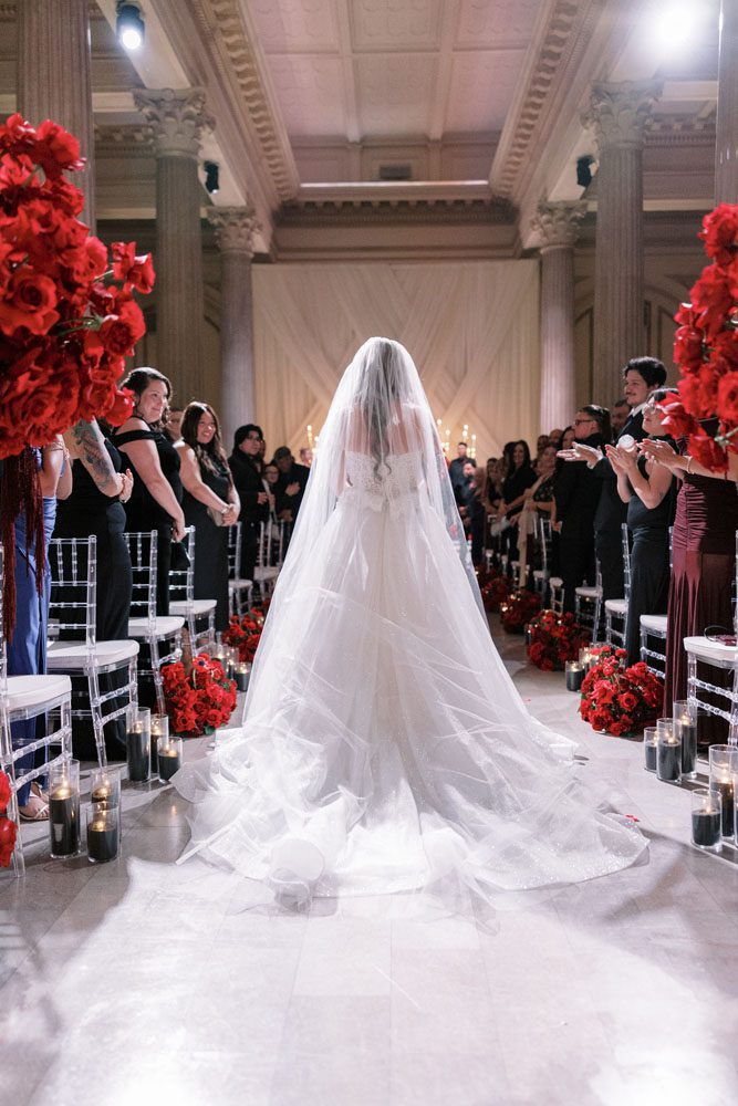 Bride Walking Down Aisle