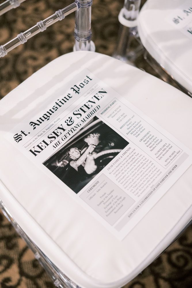 Wedding newspaper