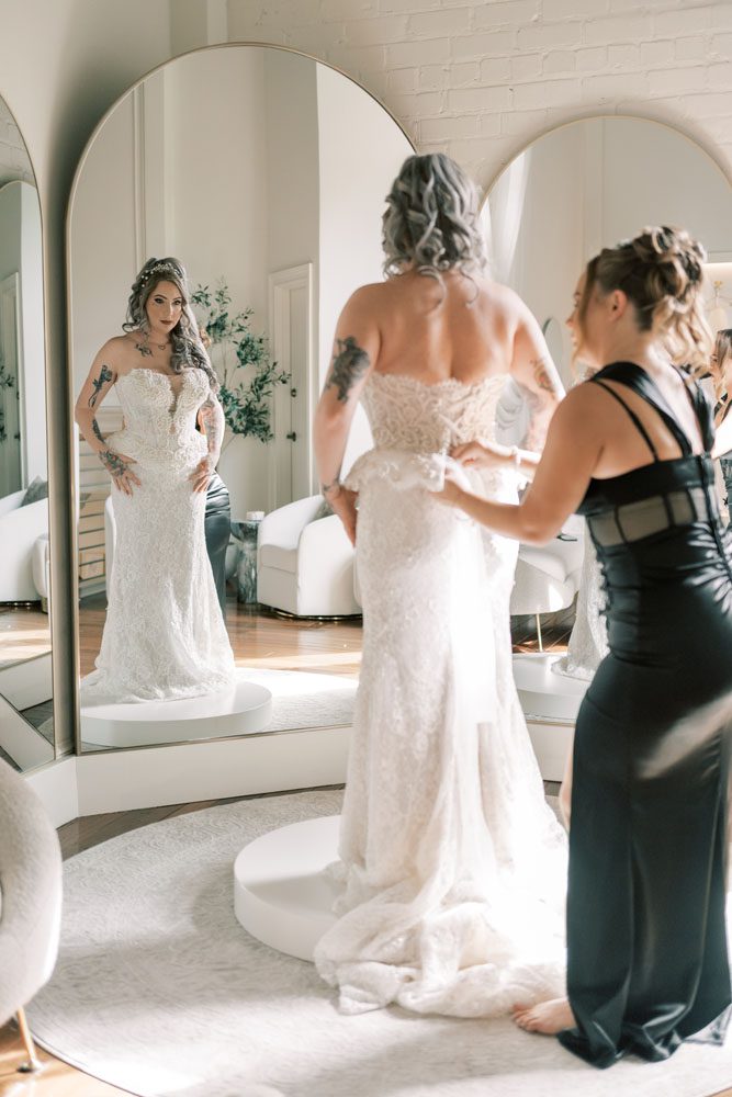Getting Ready with Bridesmaids
