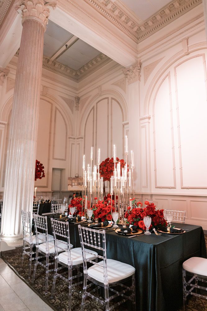 Reception decor