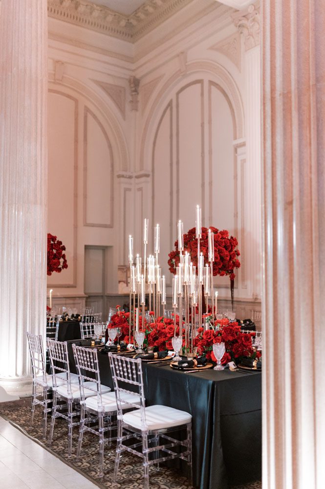 Reception decor