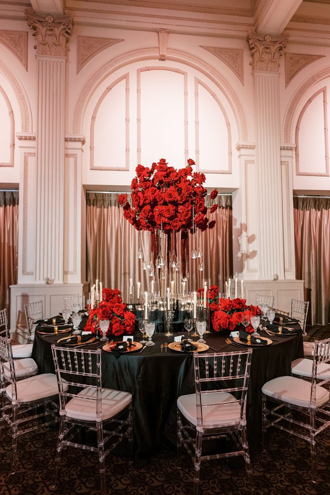 Reception decor