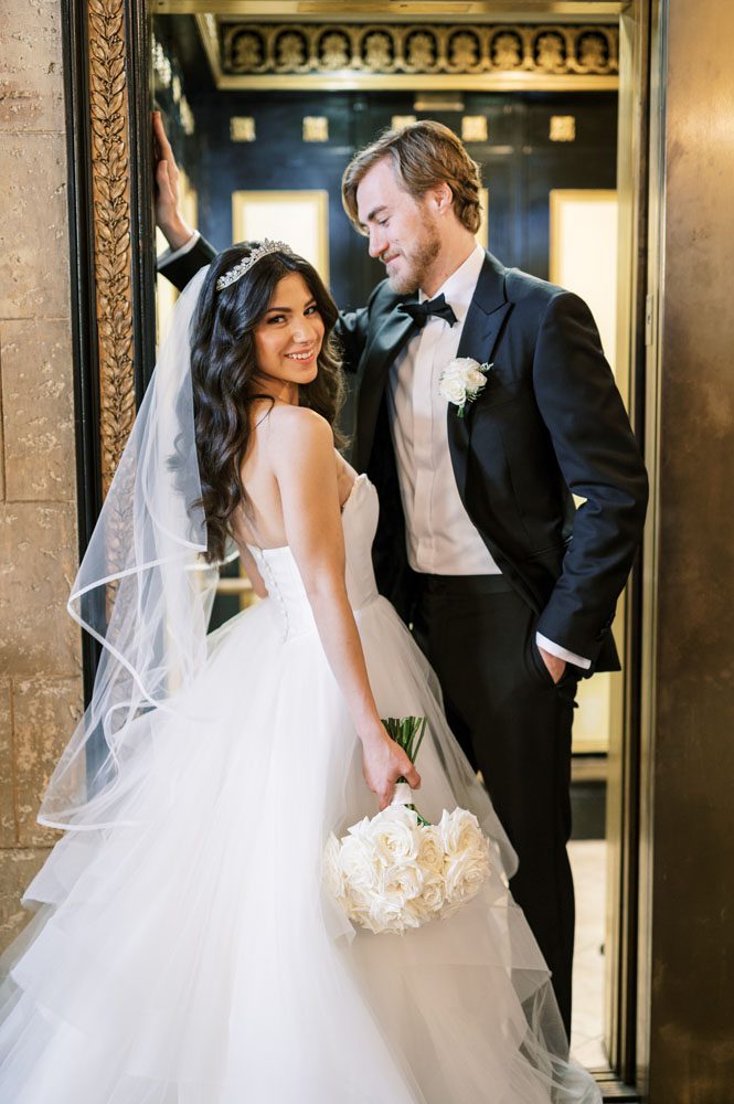 Bride and Groom Elevator
