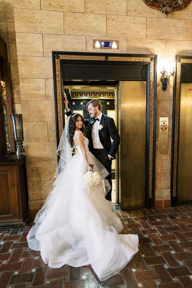 Bride and Groom Elevator