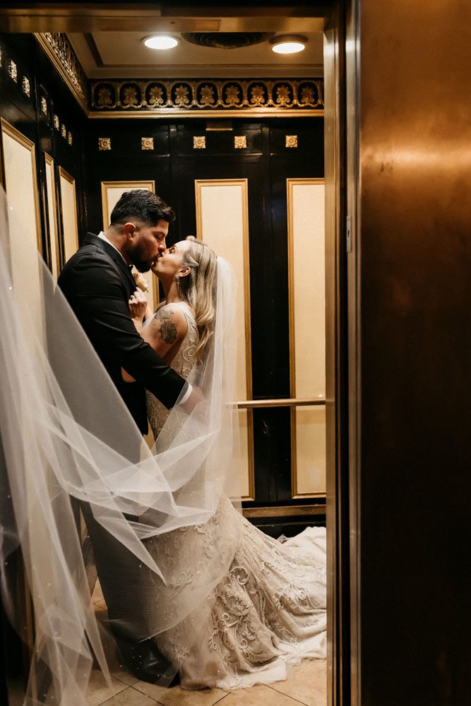 Couple in Elevator
