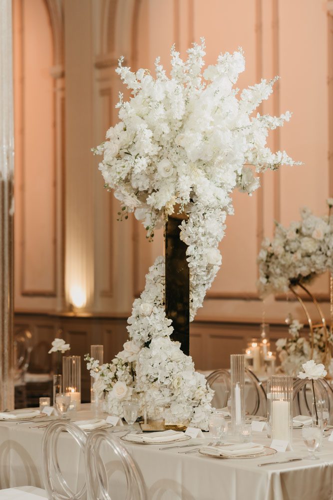 Reception Table Decor