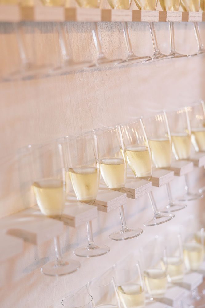 Champagne wall