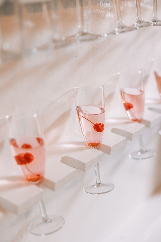 Champagne wall