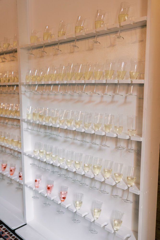 Champagne wall