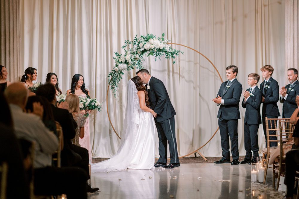 Kiss during Ceremony