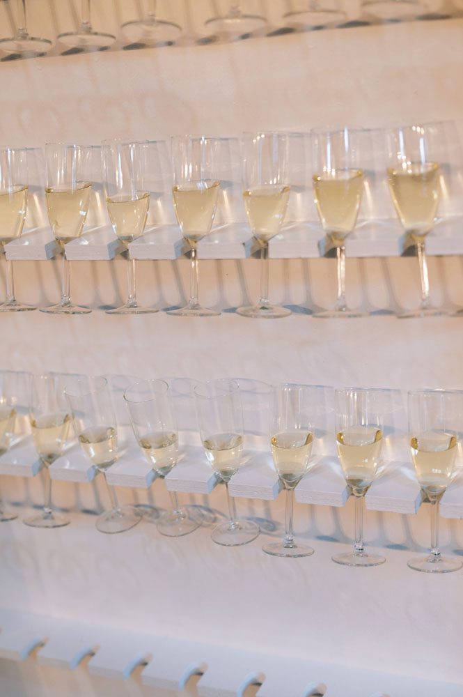 Champagne wall