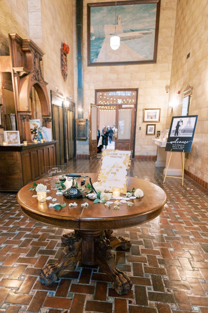 welcome table