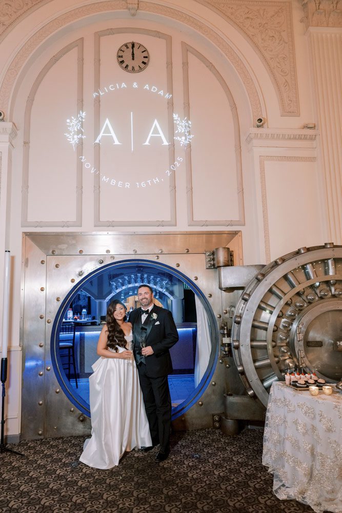 Couple in front of the Vault